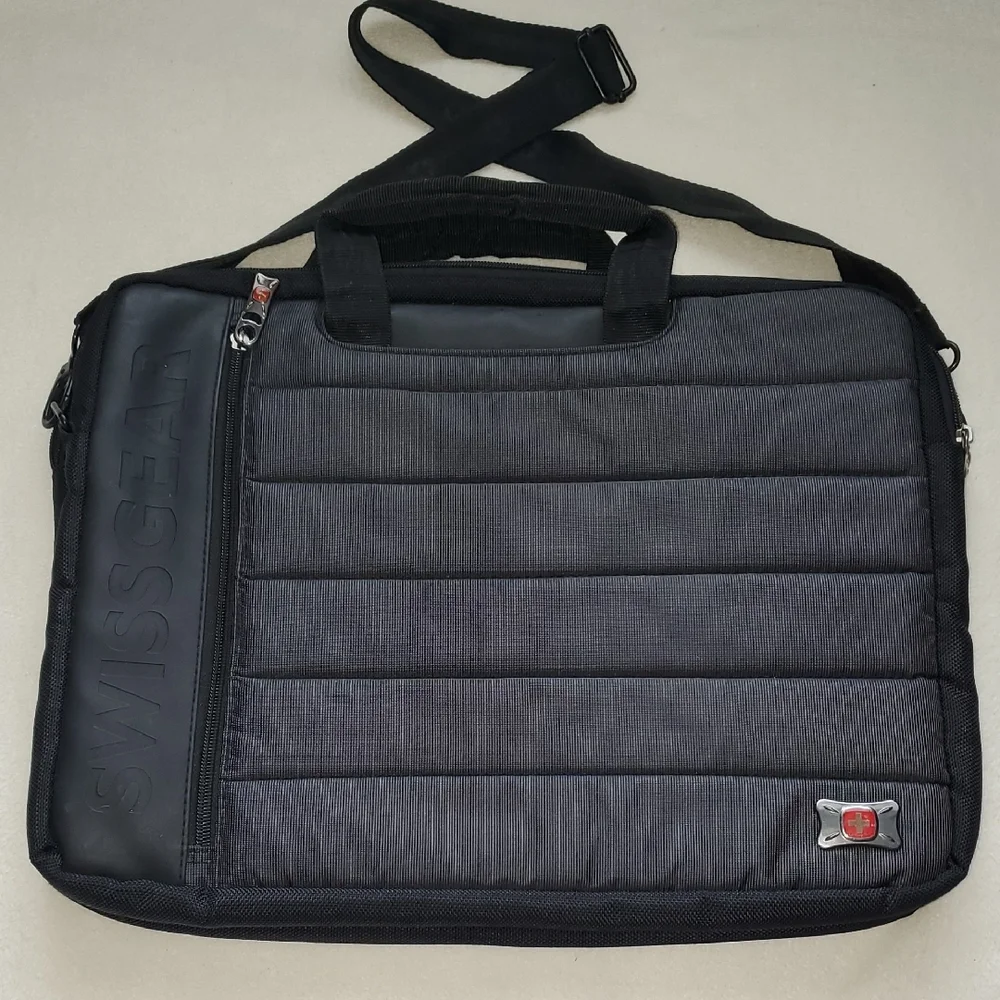SwissGear Black Laptop Bag Gender Neutral One Size